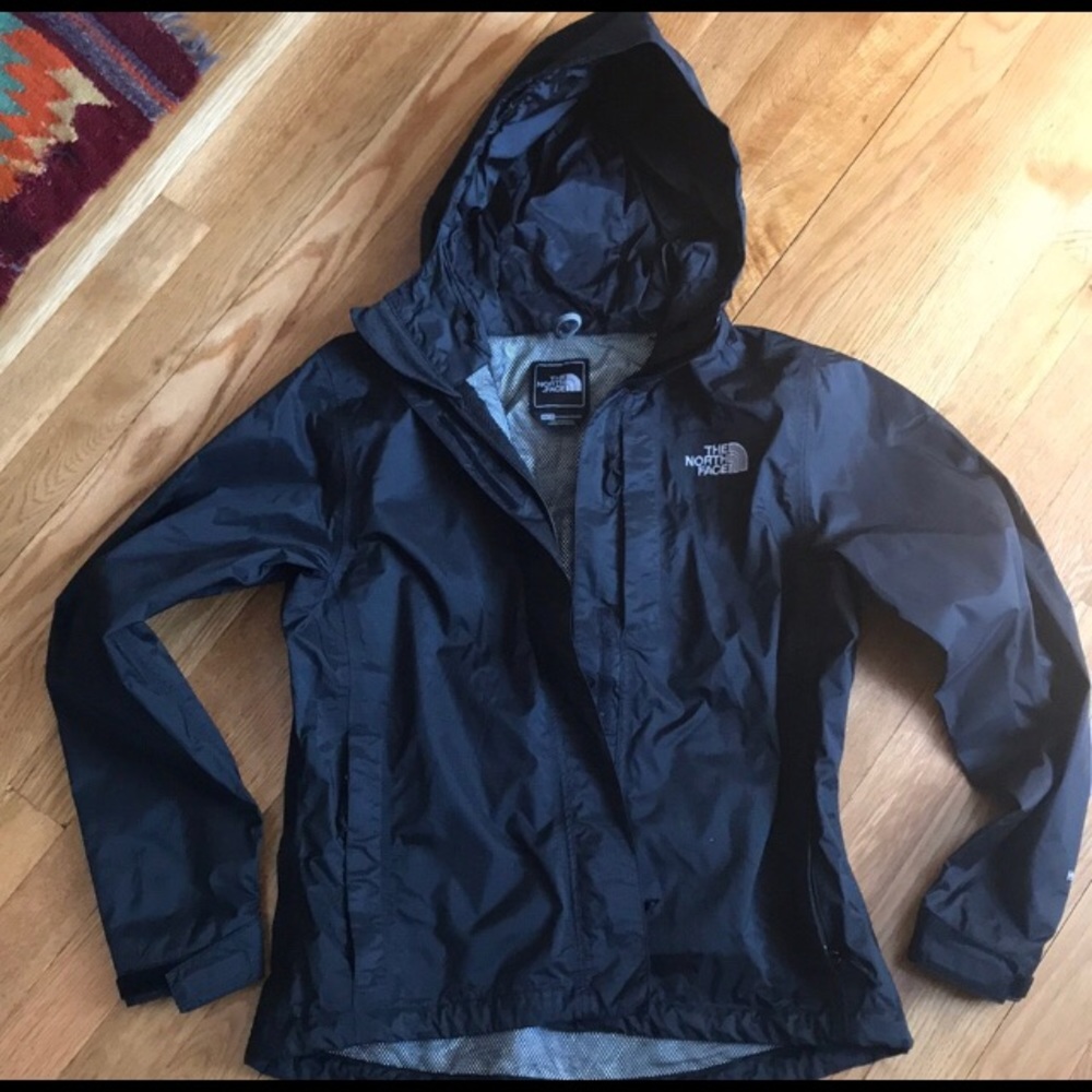 North face Black Rain Coat/ Windbreaker